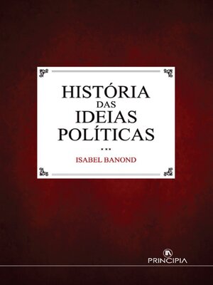 cover image of História das Ideias Politicas